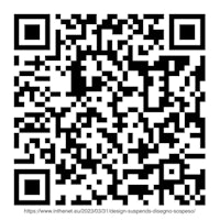 a qr code with a black and white background